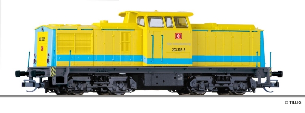 Tillig 04594 - Spur TT Diesellok 203 302-5, DB-Netz Instandsetzung, Ep.V