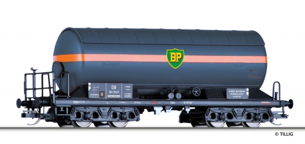 Tillig 15013 - Gaskesselwagen, DB, Ep.III 'BP Benzin- und Petroleum AG'