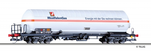 Tillig 15042 - Spur TT Gaskesselwagen der WASCOSA / Westfalengas (NL)