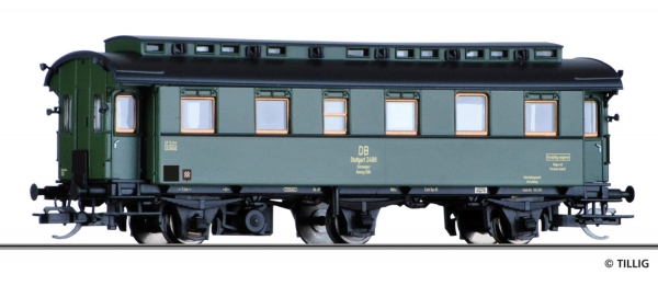 Tillig 16046 - Spur TT  Bürowagen für Bauzug, DB, Ep.III