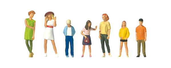 Preiser 10698 Spur H0 Figuren-Set Stehende Jugendliche
