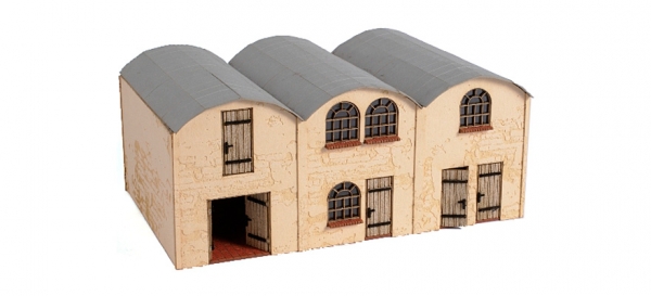 Joswood 80001 - Tonnendachhalle Spur TT (1:120), beige