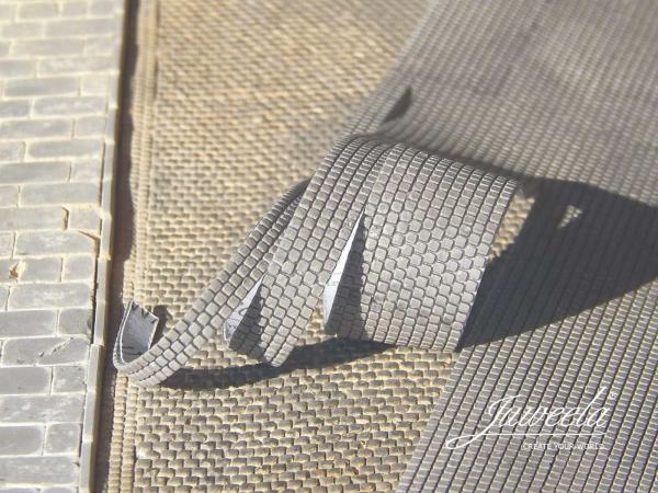 Juweela 28370 - Spur HO FLEXYWAY Kleinpflaster (Gehweg/Regenrinne) 2x