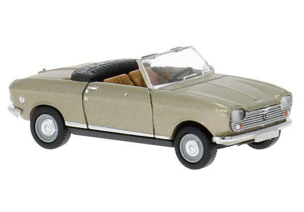 Brekina 29177 - Spur HO Peugeot 204 Cabrio in gold