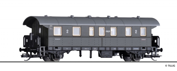 Tillig 13023 - Spur TT Personenwagen Bi, 2. Klasse, PKP