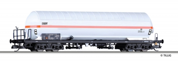 Tillig 15044 - Spur TT Gaskesselwagen,  'SOGEFA Waggonvermietung GmbH' DB