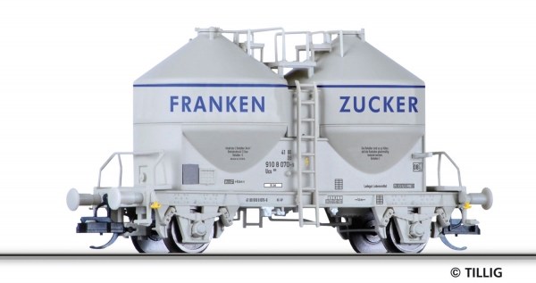 Tillig 17771 - Spur TT Staubsilowagen Ucs 909, 'Frankenzucker GmbH