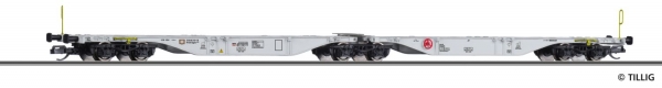 Tillig 18067 - Spur TT Containertragwagen Sggmrs, ZSSK