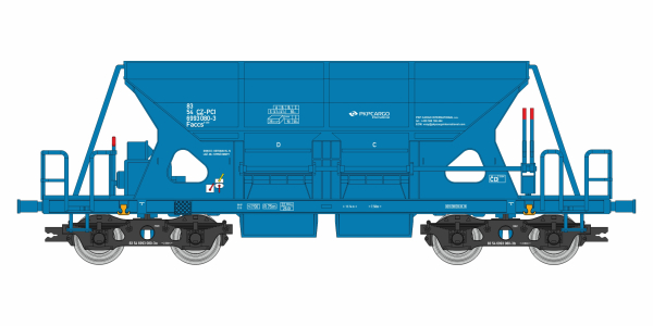 Igra Model 96500016 - Spur TT Faccs PKP Selbstentleerungswagen