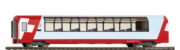 Bemo 3289126 - Spur HOm RhB GEX Bp 2536 Panoramawagen