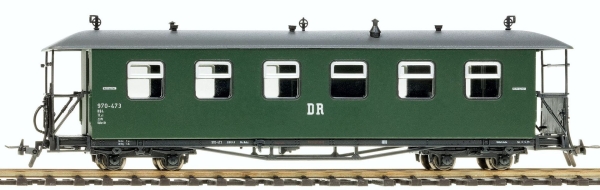 Bemo 3020800 - Spur HOm DR 970-473 Museumswagen Schönheide, Ep. V -VI