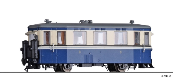 Tillig 02947 -  Spur HOm Triebwagen T7 der Mittelbadischen Eisenbahn-Gesellschaft (MEG)
