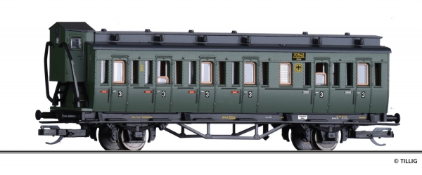Tillig 13155 - Spur TT Reisezugwagen 3. Klasse der DRG