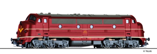 Tillig 04545 - Spur TT Diesellok MY 'NOHAB', DSB