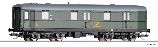 Tillig 13898 - Spur TT Bahnpostwagen Post4-b/15, Deutschen Post