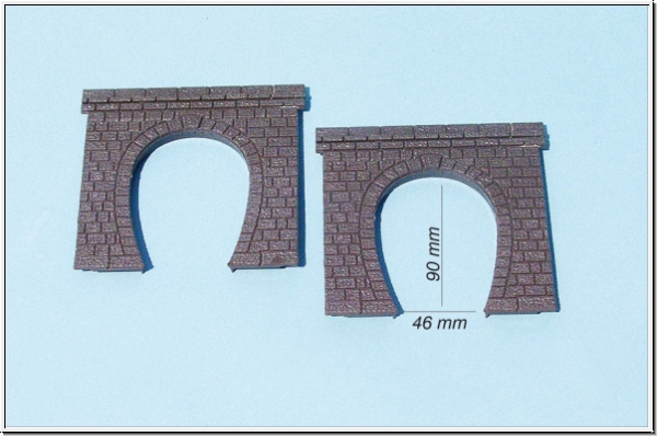 Heki 3124 - 2 Tunnelportale eingleisig