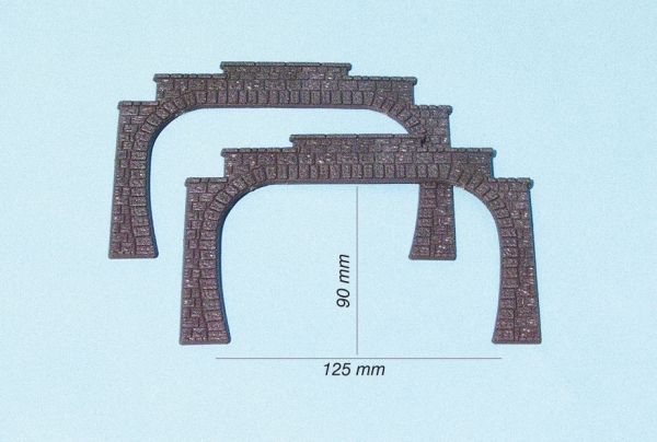 Heki 3126 - 2 Tunnelportale zweigleisig