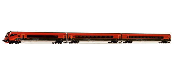 Jägerndorfer 70310 - Spur HO  Railjet ÖBB 3.tlg. Steuerwagen Economy Endwagen Economy Wagen, Ep.III