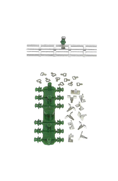 Sommerfeldt 302 - Spur H0 Isolator-Stütze (10 Stück)