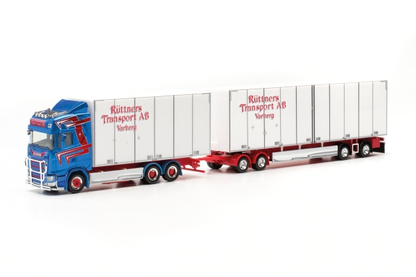 Herpa 317023 - Scania CS 20 HD Schwedenkombi "Rüttners", S