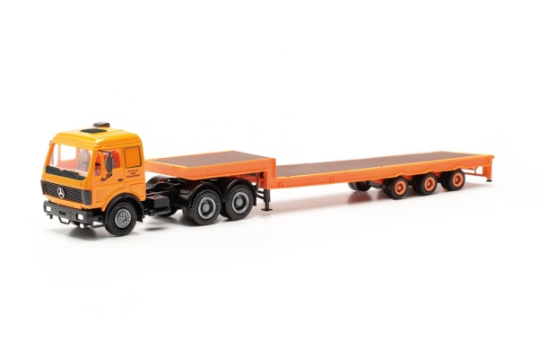 Herpa 317078 - Mercedes-Benz NG 80 Tieflade-Sattelzug "Deutrans"