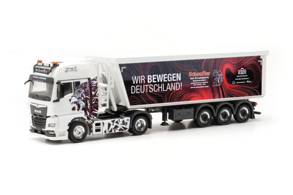 Herpa 317153 - MAN TGX GX Stöffelliner-Sattelzug "Scheufler / Wir bewegen Deutschland"