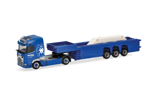 Herpa 319690 - Spur HO DAF XG Betonteile-Sattelzug "Wilking Transporte"