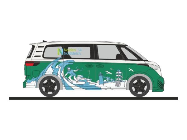 Rietze 32114 - Spur HO Volkswagen ID.Buzz People Norden Norddeich