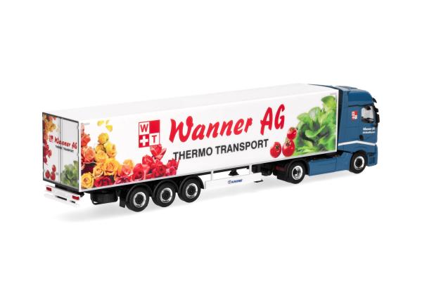 Herpa 321242 Spur H0 Renault T facelift Kühlkoffer-Sattelzug "Wanner AG"