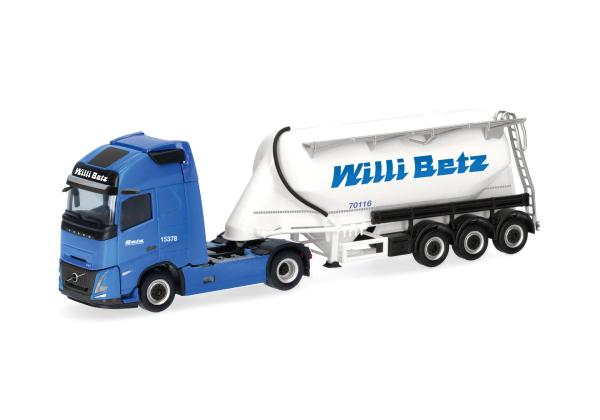 Herpa 321419 - Spur HO Volvo FH Aero GL XL Eutersilo-Sattelzug "Willi Betz"