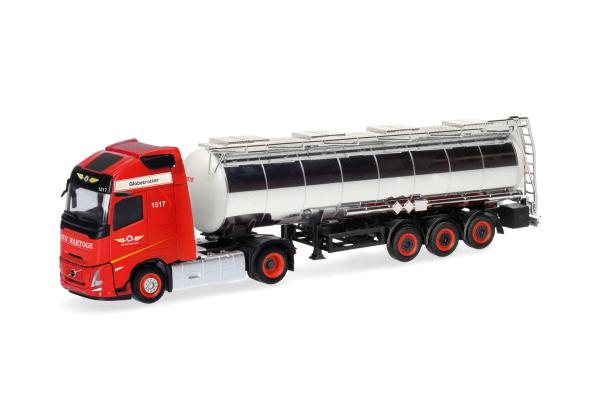 Herpa 321488 - Spur H0 Volvo FH Aero GL XL Tank-Sattelzug "Den Hartogh" (NL)