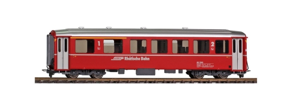 Bemo 3256143 - Spur HOm RhB AB 1543 Einheitswagen I  AB rot 