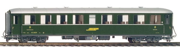 Bemo 3260119 - Spur HOm RhB B 2229 Stahlwagen