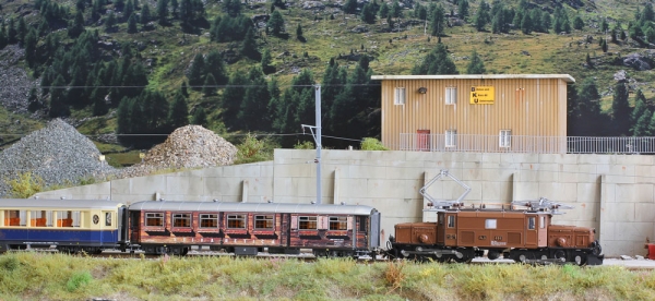 Bemo 3262171 - Spur HOm RhB WR-S 3821 'STIVA RETICA' Gesellschaftswagen