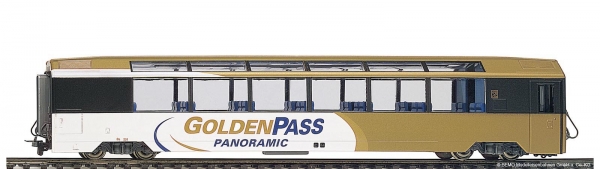 Bemo 3288312 - Spur HOm MOB Bs 252 "Golden Pass" Panoramawagen 2.Klasse, Ep.V