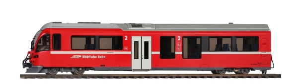 Bemo 3298117 - Spur HOm RhB Bt 528 07 Steuerwagen 2. Klasse, neurot