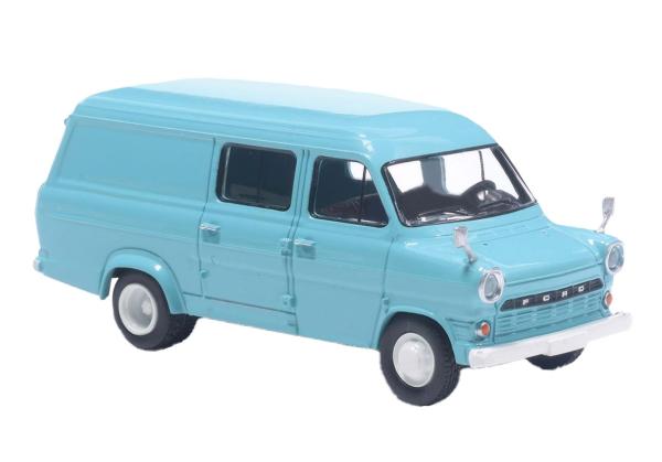Brekina 34171 - Spur HO  Ford Transit Kasten in helltürkis