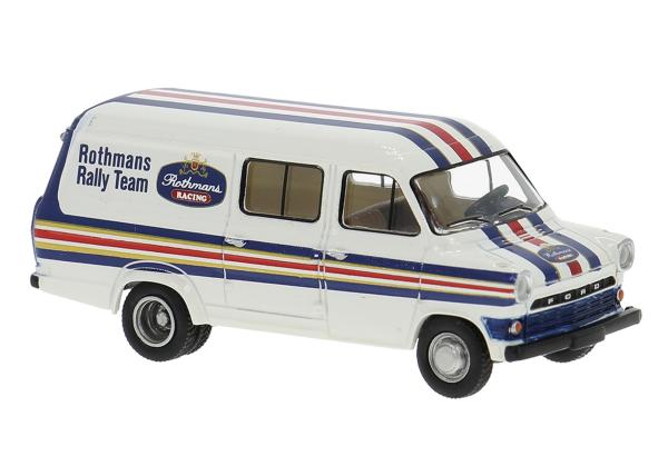 Brekina 34176 - Spur HO Ford Transit das Rothmans Ford Teams