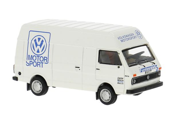 Brekina 34954 - Spur HO VW LT Hochraum-Kasten, VW Motorsport