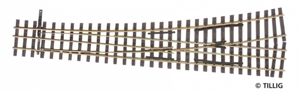 Tillig 85196 HO/HOe Dreischienen-Schmalspurweiche