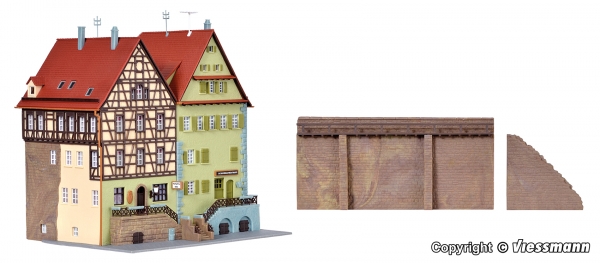 Kibri 37110 - Spur N Häuser auf der Mauer in Schwäbisch Hall