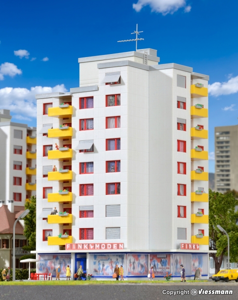 Kibri 37120 - Spur N Hochhaus mit Ladengeschäft