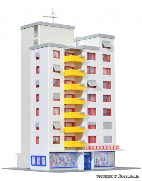 Kibri 37120 - Spur N Hochhaus mit Ladengeschäft
