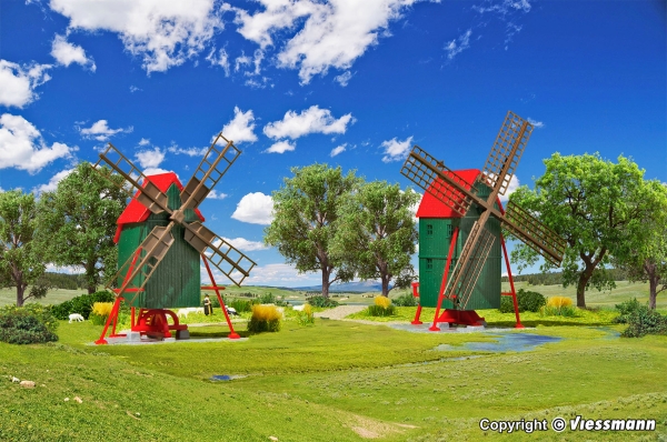 Kibri 37156 - Spur N Windmühle, 2 Stück