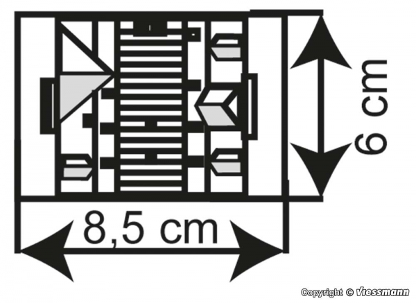 Kibri 37163 - Spur N Stadthäuser um 1900, 2 Stück