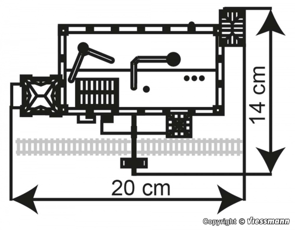 Kibri 37223 - Spur N Fabrik aus der Gründerzeit