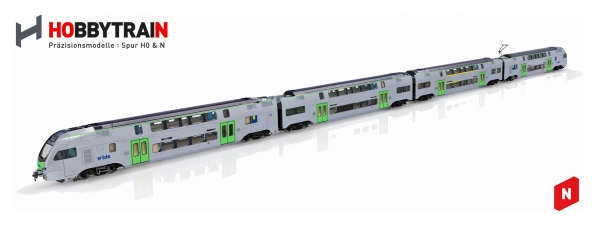 Hobbytrain H25303 - 4-tlg Triebzug RABe 515 "MUTZ" der BLS, Ep.VI