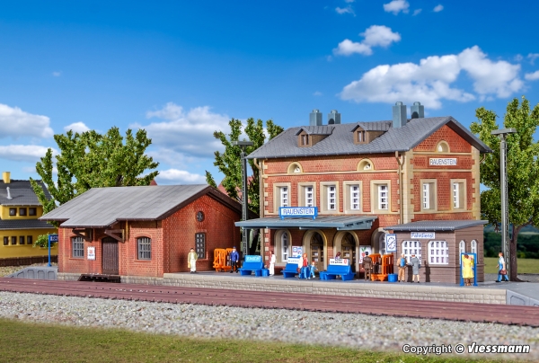 Kibri 37396 - Spur N Bahnhof Rauenstein mit Güterschuppen