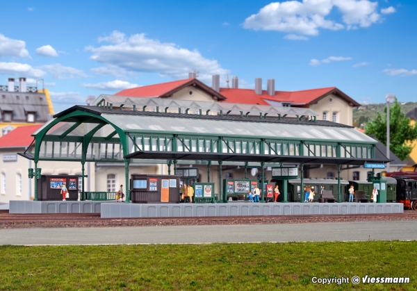 Kibri 37760 - Spur N Bahnsteighalle grün