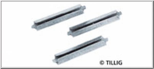 Tillig 86102 - Spur TT Schienenverbinder blank Neusilber Beutel á 25 St.)